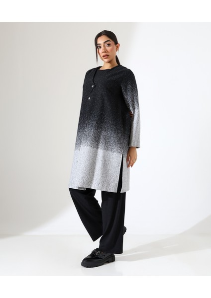 Düğme Kapama Örme Ceket Üç Parça Takım modelleri