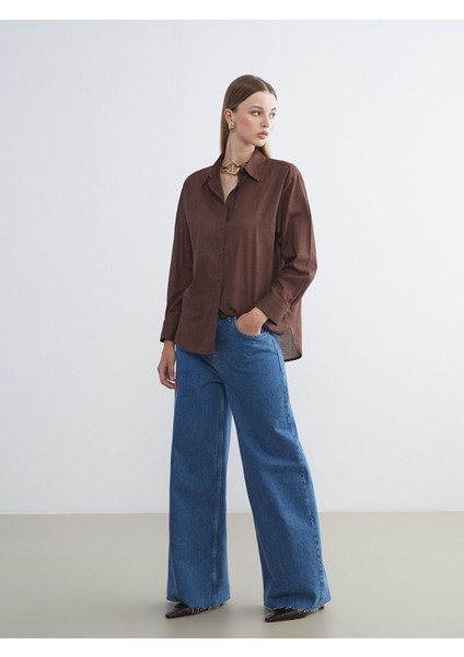 Yeni Sezon Wideleg Kadın Jean Pantolon