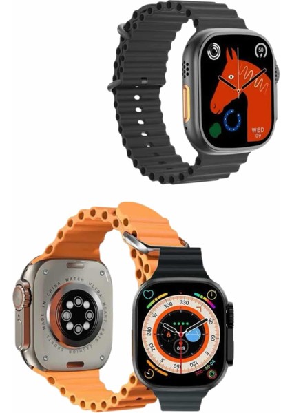 2025 Model Akıllı Saat Çift Kordon Ios ve Android Arama Cevaplama Sesli Asistan - ?30?90E2-7G173 indirimleri