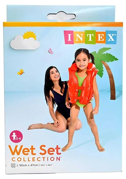 Intex Kırmızı Yakalı Can Yeleği 50 cm 58671