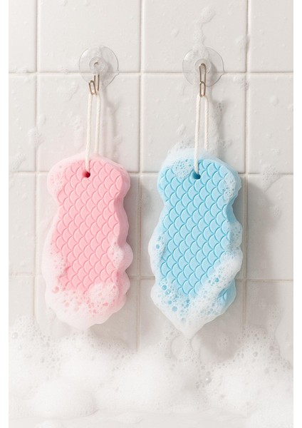 Banyo Süngeri Bebek ve Çocuklar Için Yumuşak Banyo Lifi (2 Adet)