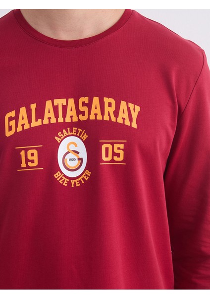 Yeni Sezon Galatasaray Baskılı Erkek Pijama Takımı modelleri