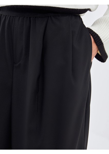 Yeni Sezon Beli Lastikli Rahat Kalıp Kadın Pantolon modelleri