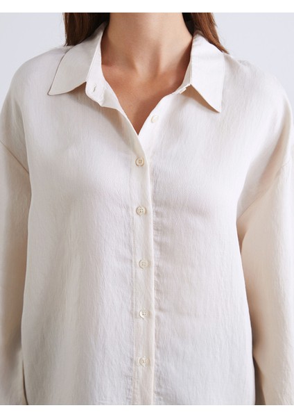 Yeni Sezon Çizgili Poplin Kadın Gömlek modelleri