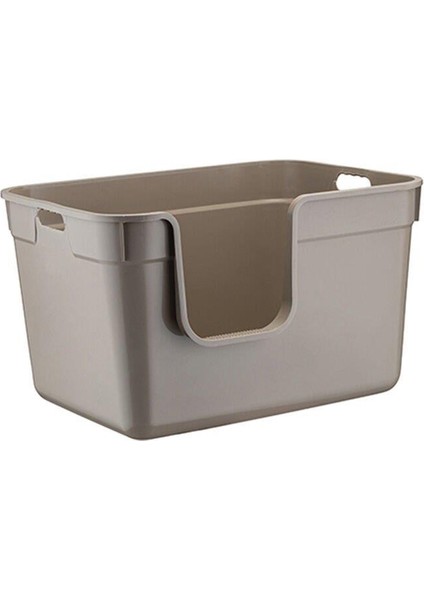 Tanos Yarı Açık Kedi Tuvaleti 54X40X32 - Bej