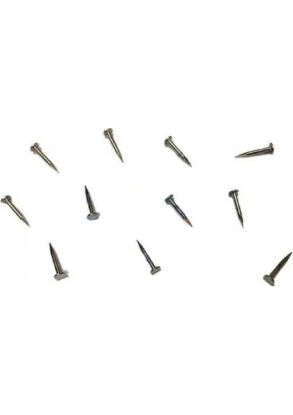 Klips, Menteşe, Ayağı Çivisi 9mm Çelik - Nikel 100GR