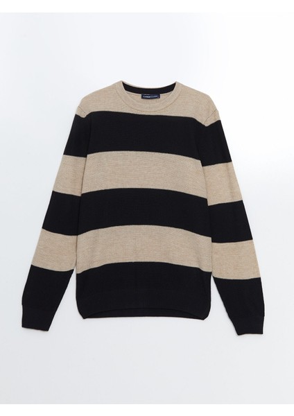 Yeni Sezon Bisiklet Yaka Uzun Kollu Renk Bloklu Erkek Triko Kazak indirimleri