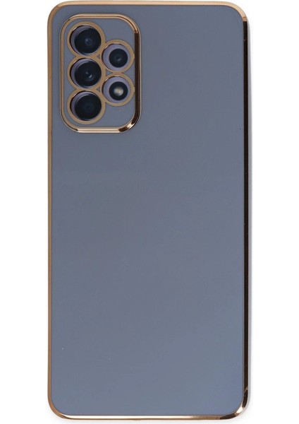 Samsung Galaxy A52 Kılıf Volet Silikon - Mavi