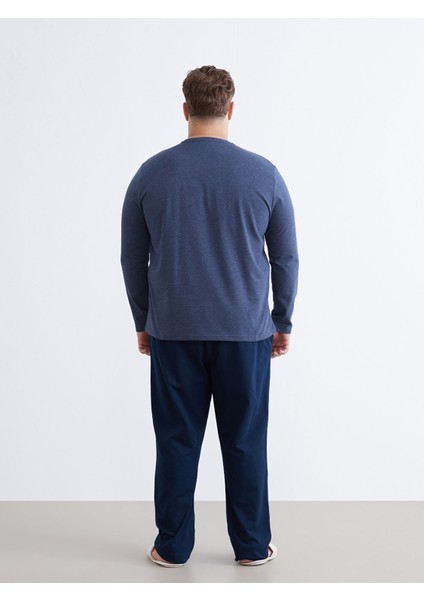 Yeni Sezon Büyük Beden Standart Kalıp Erkek Pijama Takımı fırsatları