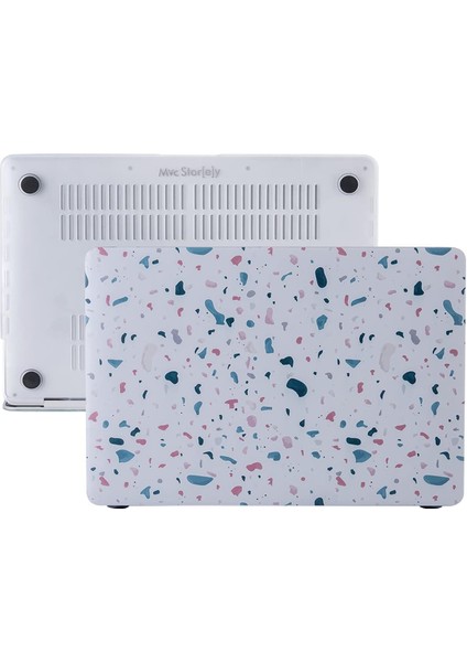 Air M1 Kılıf 13 Inç Terrazzonl ( &apos;li M1 Air) A2337 A2179 A1932 ile Uyumlu Beyaz