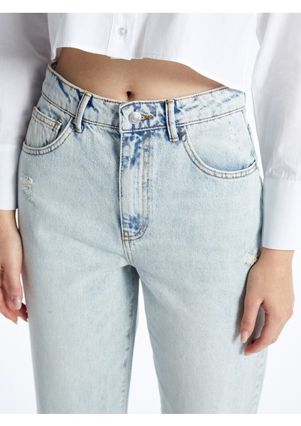 Yeni Sezon Straight Fit Kadın Jean Pantolon modelleri