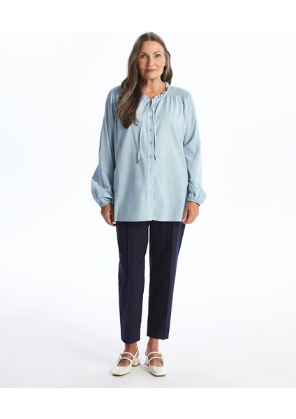 Yeni Sezon Bağlamalı Yaka Kadın Bluz fiyatları