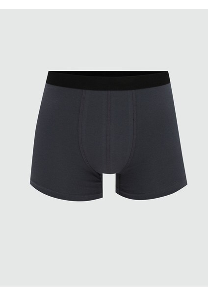 Yeni Sezon Standart Kalıp Pamuklu Esnek Erkek Boxer 7'li modelleri