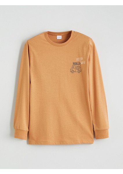 Yeni Sezon Bisiklet Yaka Erkek Çocuk Pijama Takımı fiyatları