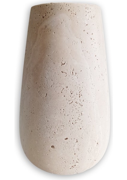 Traverten Mermer Vazo – El Yapımı Doğal Taş Dekoratif Vazo ve Modern Ev Aksesuarı fiyatları