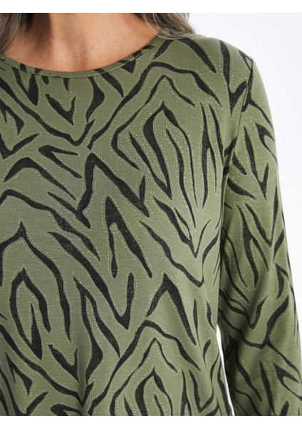 Yeni Sezon Bisiklet Yaka Desenli Kadın Tişört fırsatları