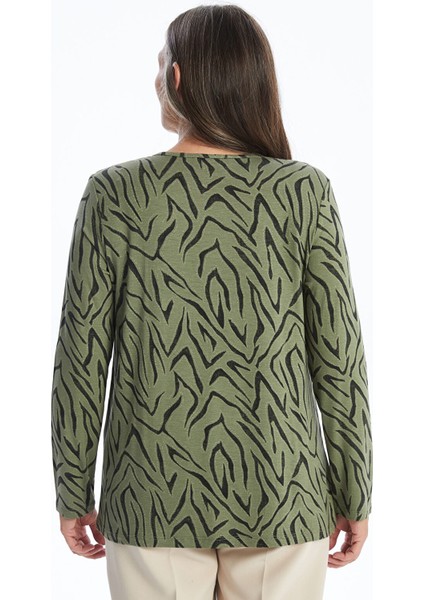 Yeni Sezon Bisiklet Yaka Desenli Kadın Tişört indirimleri