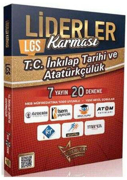 Nartest,ankara,liderler Karması 8.sınıf (Lgs) Inkılap Tarihi Branş Denemeleri +1 Lgs Deneme Hediyeli fırsatları