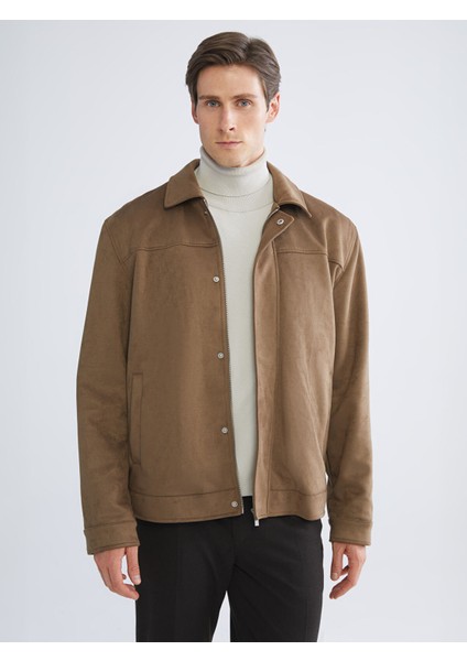 Yeni Sezon Standart Kalıp Ceket Yaka Erkek Mont