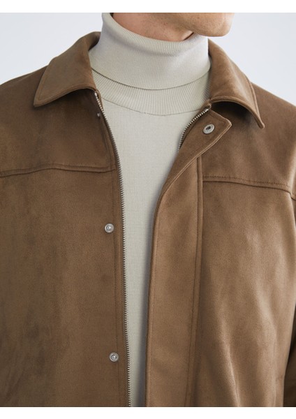 Yeni Sezon Standart Kalıp Ceket Yaka Erkek Mont modelleri