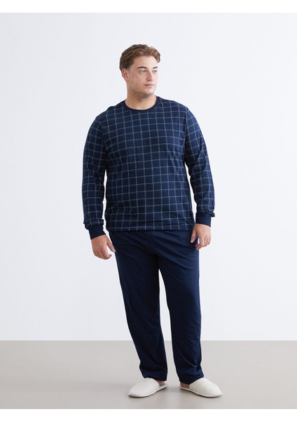 Yeni Sezon Büyük Beden Standart Kalıp Erkek Pijama Takımı