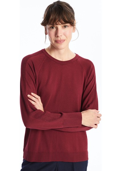 Yeni Sezon Bisiklet Yaka Kadın Triko Kazak