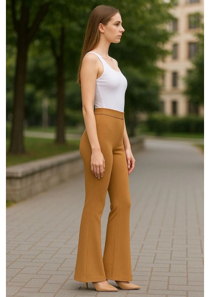 Sptrns Atlas Palazzo Pantolon Kamel Camel (Beden: M) fırsatları