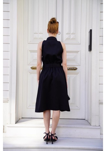 Sptrns Gömlek Yaka Kemerli Elbise Siyah S255061 (Beden: Xl) indirimleri