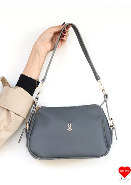 Sofia 3 Bölmeli Yumuşak Deri Çift Askılı Baget ve Omuz Çantası indirimleri