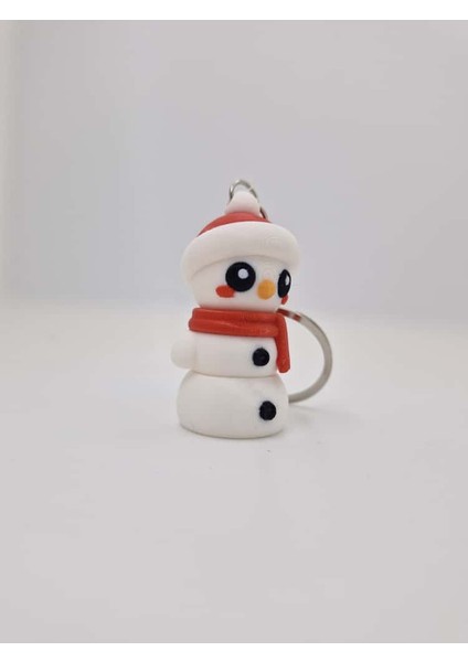 ☃️ Maxipop Sevimli Kardan Adam Figür & Anahtarlık