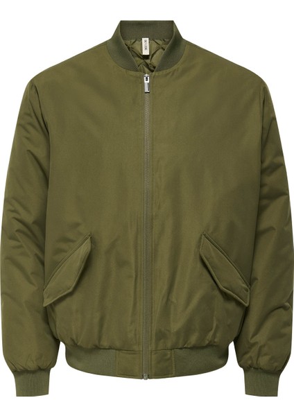 Only&sons Onsrussel Padded Bomber O Haki Erkek Ceket