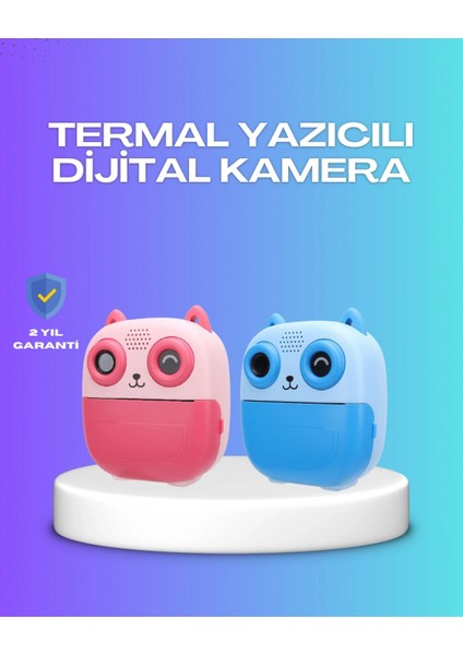 2.4 Inç Ekranlı Çocuk Fotoğraf Makinesi 6x Zoom Özellikli