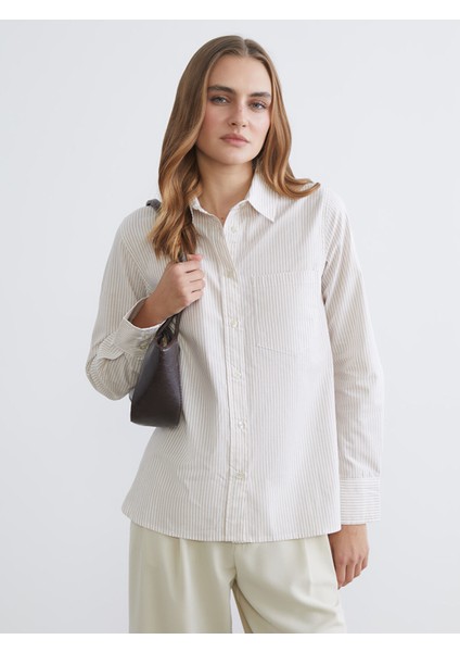 Yeni Sezon Loose Fit Kadın Gömlek