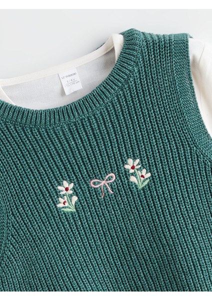 Yeni Sezon Kız Çocuk Poplin Gömlek ve Süveter fiyatları