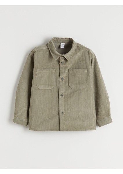 Yeni Sezon Kadife Erkek Çocuk Gömlek