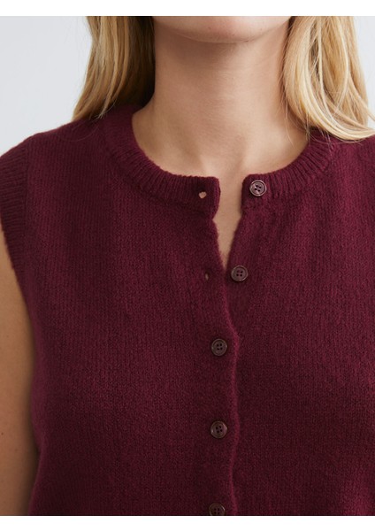 Yeni Sezon Bisiklet Yaka Kadın Triko Yelek modelleri