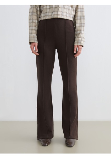 Yeni Sezon Beli Lastikli Ispanyol Paça Kadın Pantolon fiyatları