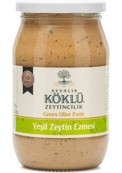 Köklü Yeşil Zeytin Ezmesi 350 Gr.