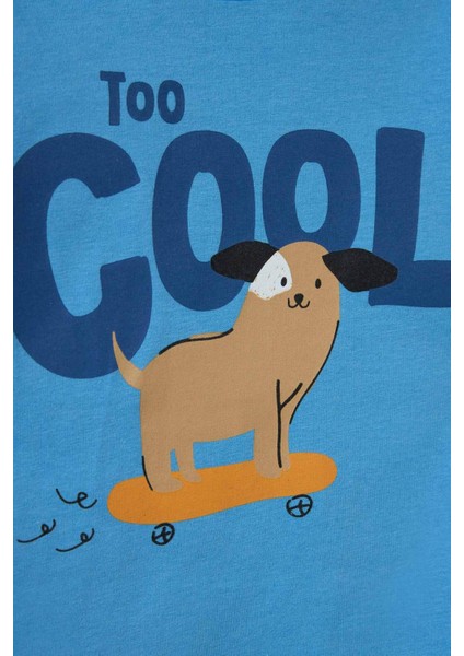 Erkek Bebek Pijama Takımı Baskılı Uzun Kollu Penye Üst Uzun Alt G4403A525WN modelleri