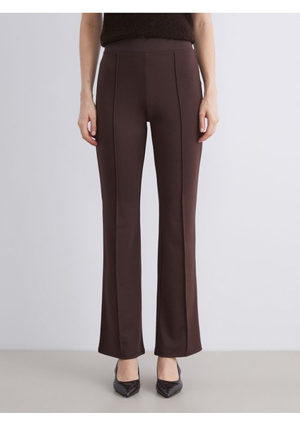 Yeni Sezon Beli Lastikli Ispanyol Paça Kadın Tayt Pantolon fiyatları