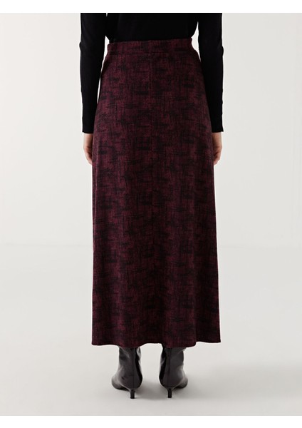 Yeni Sezon Beli Lastikli Desenli Kadın Etek fırsatları