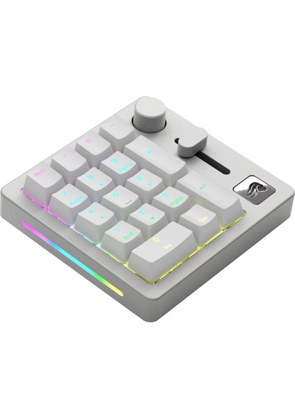 Gmmk Kablosuz Numpad - Fox Switches, Gri/beyaz