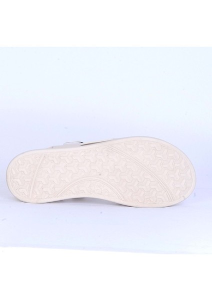 Moda Ayakkabı 146 Syh-Krem Ortopedik Kadın Sandalet Ayakkabı fırsatları