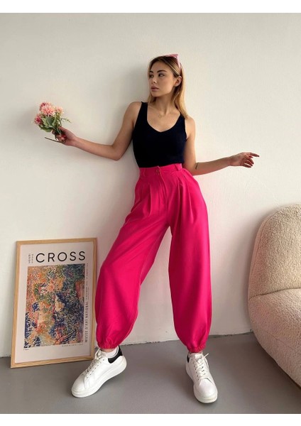 Sptrns Şalvar Pantolon Fuşya S23202 (Beden: S) modelleri