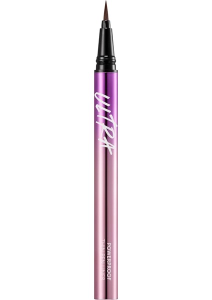 Mıssha Su, Ter ve Yağa Dayanıklı, 48 Saate Kadar Kalıcı Ultra Powerproof Thin Pen Liner (Dark Brown)