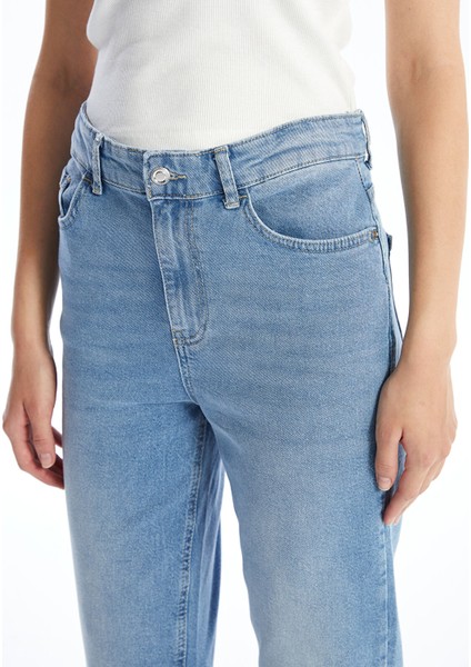 Yeni Sezon Mom Fit Kadın Jean Pantolon fırsatları