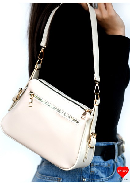 Sofia 3 Bölmeli Yumuşak Deri Çift Askılı Baget ve Omuz Çantası indirimleri