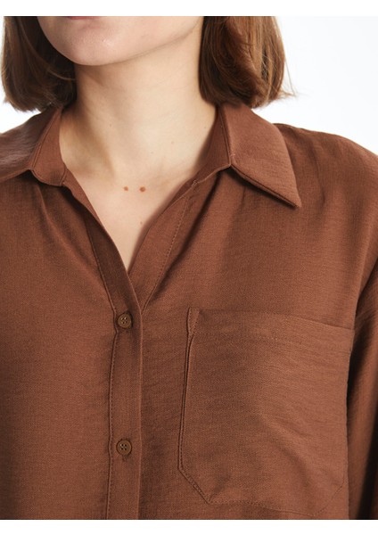 Yeni Sezon Düz Uzun Kollu Kadın Gömlek modelleri