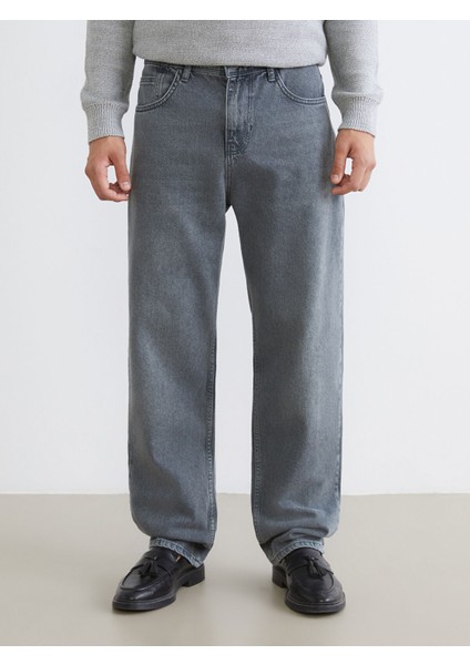 Yeni Sezon Baggy Fit Erkek Jean Pantolon fiyatları