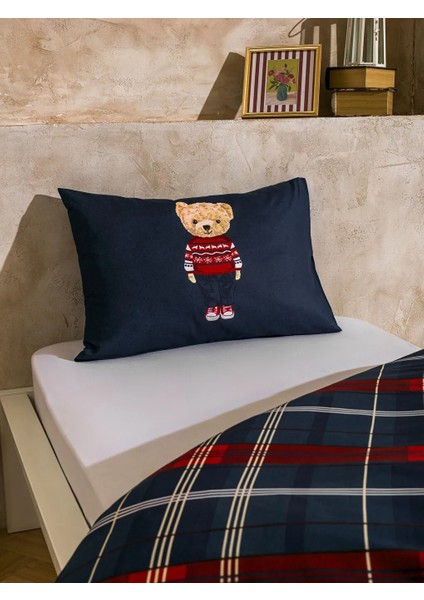 Home Ayı Teddy Baskılı %100 Pamuklu Tek Kişilik Nevresim Seti 160X220 cm fiyatları